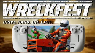 Wreckfest Runs GREAT on Steam Deck - Best Settings!