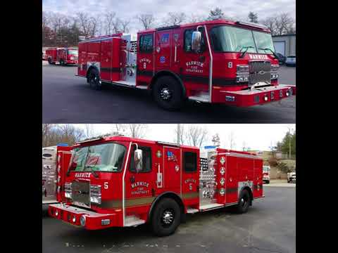 Warwick, RI - (2) E-One Custom Pumpers