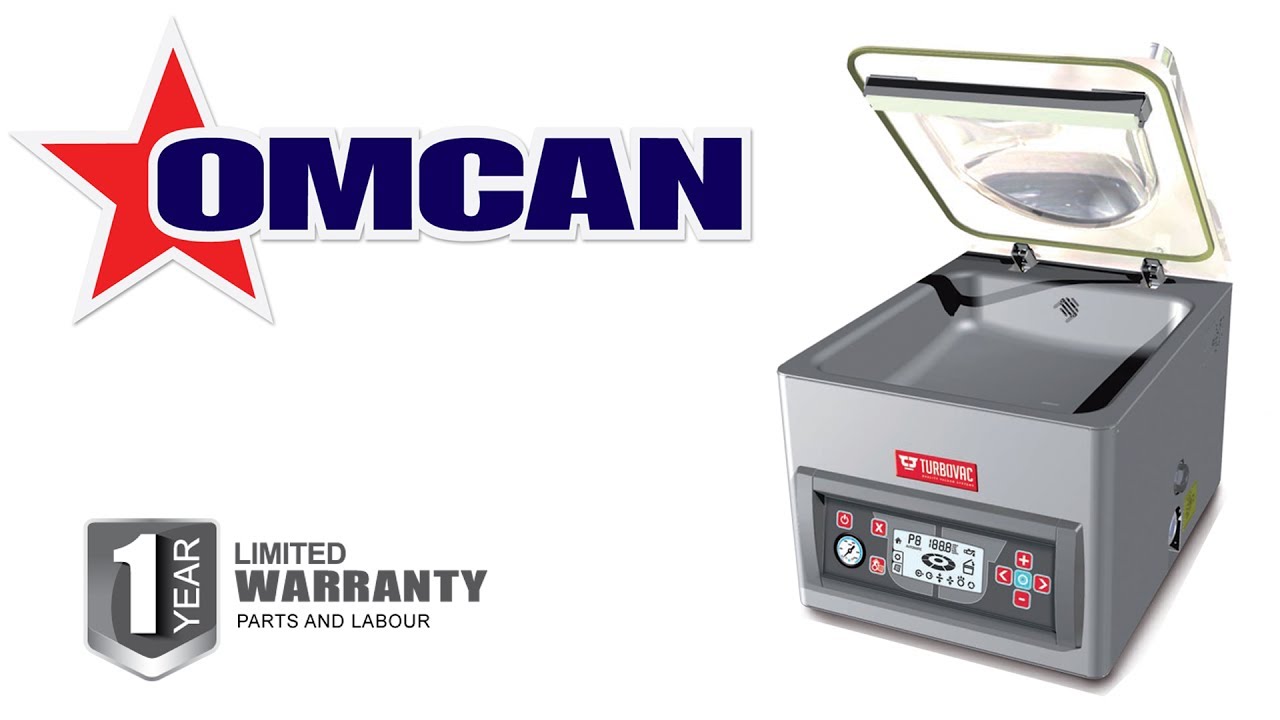 Video thumbnail for Turbovac TS40 Heavy-Duty Tabletop Vacuum Packaging Machine with 2 x 16.5" Seal Length and 25 m3 Vacuum Pump