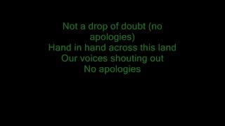 No Apologies: Bon Jovi! FULL w/ Lyrics (in video and description)