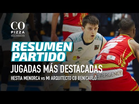 ⏯ RESUMEN COpizza del partido Hestia Menorca 88 vs Mi Arquitecto CB Benicarló 65