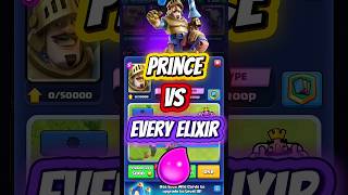 Best way to counter prince with every elixir #clashroyale #clashroyaleshorts #supercell