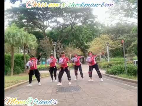 THE BOOM - Chris Now Shockman #boom#fullbass #zumbadance Mona & friends| By Kartini official #viral