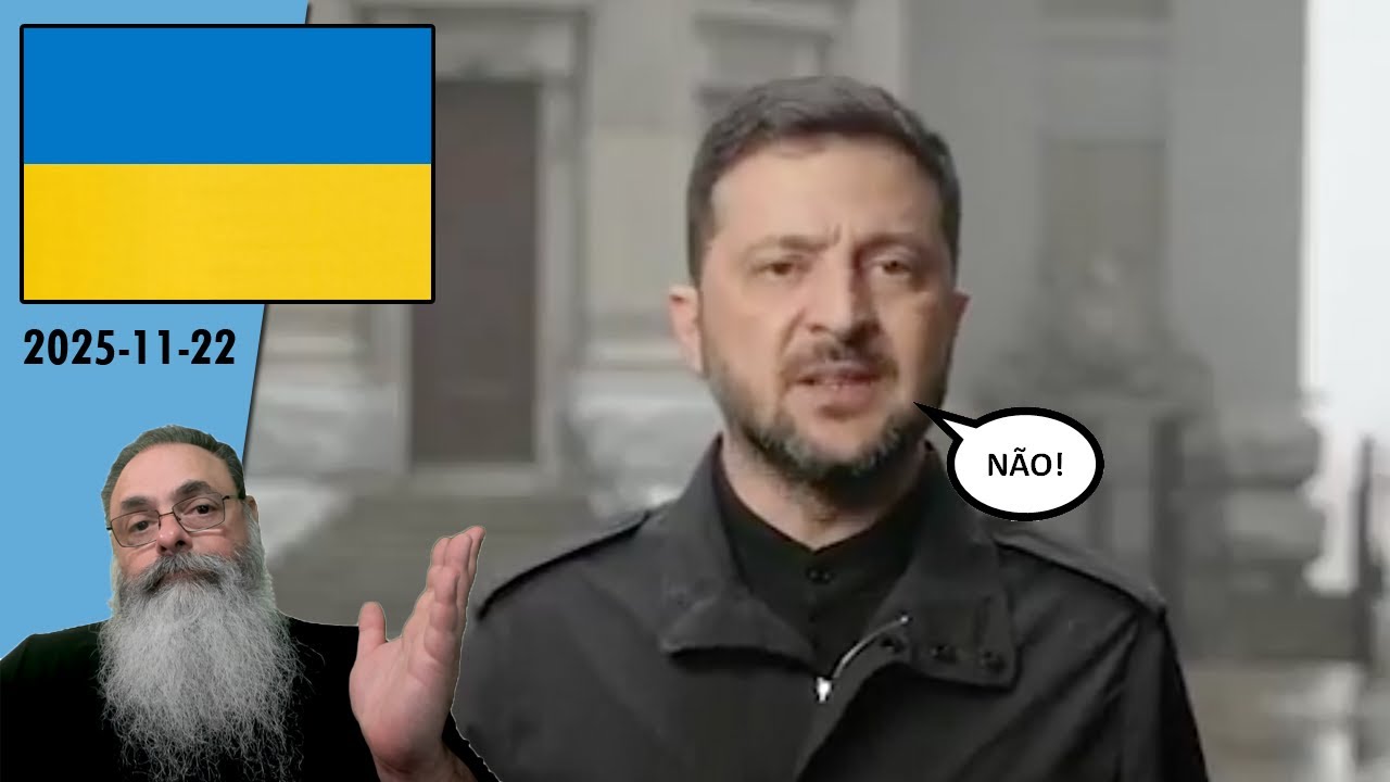 #Ucrânia 2025-11-22: NÃO ao PLANO do TRUMP &quot;NÃO TRAÍ a UCRÂNIA em 22, NÃO vou TRAIR AGORA&quot;  ZELENSKY