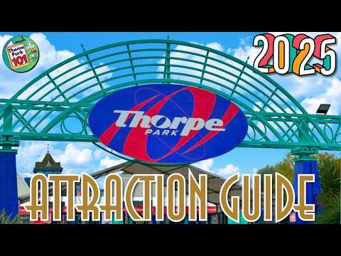 Thorpe Park RIDES & ATTRACTIONS - 2025 - UK's Most THRILLING Theme Park