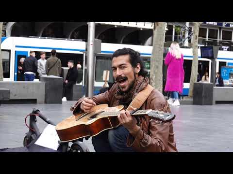 Capti Rando - Ladies and Gentleman // Energetic Busker in Amsterdam