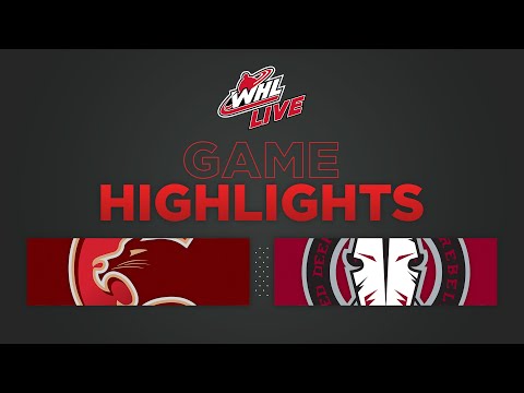 WHL Highlights: Cougars (5) at Rebels (8) - January 20, 2023