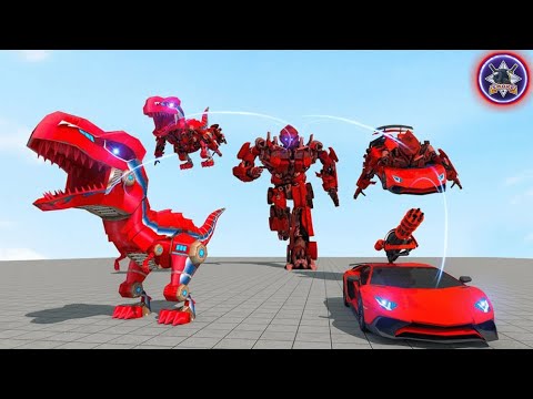 Dino Robot Car Transform Simulator - ألعاب الروبوت والسيارات و الديناصور