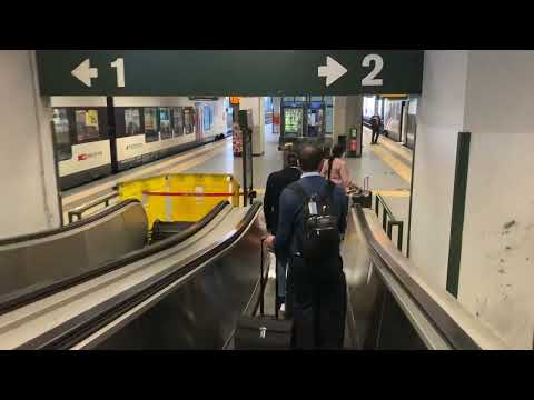 Welcome to Italy! Taking a train from Malpensa aeroporto to Milano cadorna