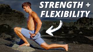 Get STRONG and FLEXIBLE With No Equipment! (FOLLOW ALONG)