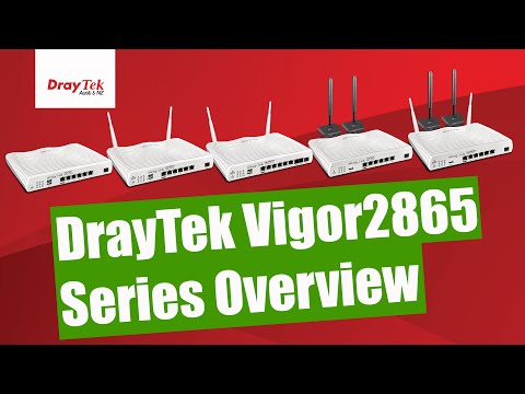 Vigor2865 Series Multi-WAN VDSL2 35b & Ethernet Security Routers for SMB Vigor2865 Series Multi-WAN VDSL2 35b & Ethernet Security Routers for SMB