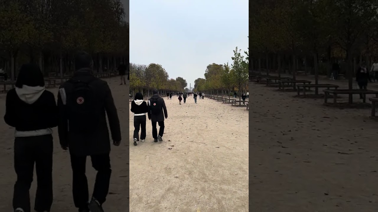 הליכה מהלובר דרך גני טווילרי אל שער הניצחון של פריז