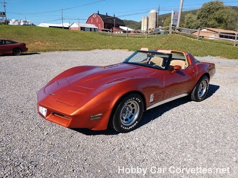 1981 Atomic Orange Corvette Fun Driver For Sale Video