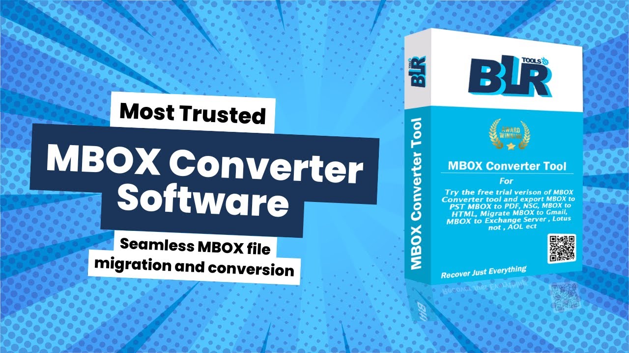 BLR MBOX to PDF Converter Tool demo video