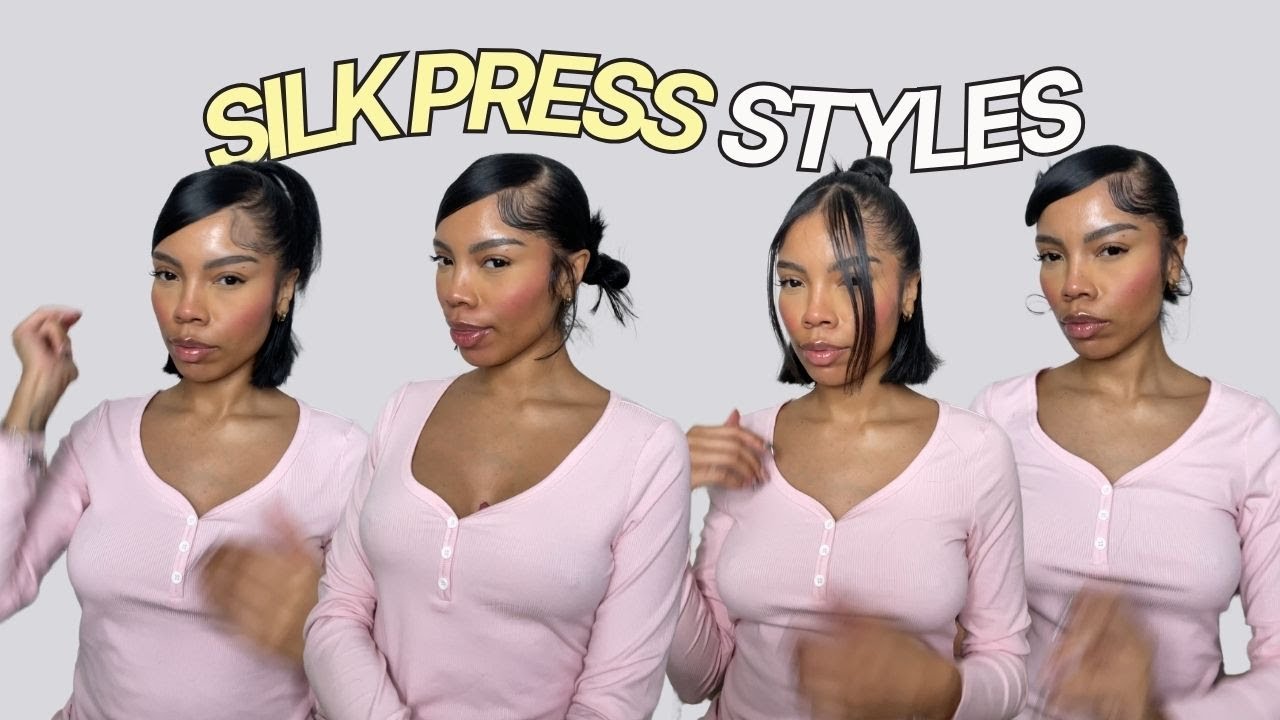 6 Ways I Style My Blunt Bob ✨old silk press✨