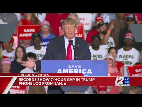 White House records reportedly show seven-hour gap in Trump’s phone logs on Jan. 6