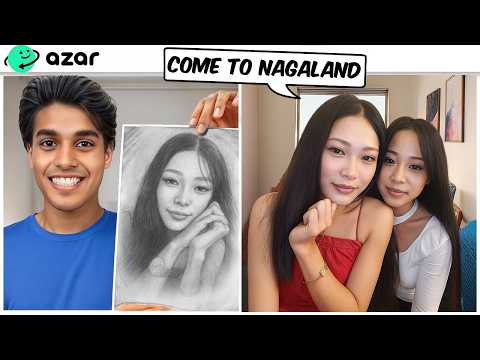 Nagaland Girl Fell in Love With My Drawing on Azar | OmeTV Alternative