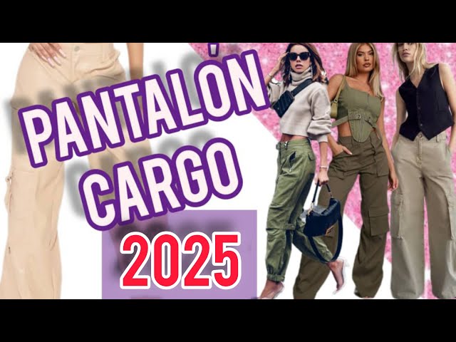 Vídeo relacionado con Generisch Pantalones cargo para mujer, holgados Y2K, multibolsillos, cintura alta, elásticos, para senderismo, deporte, con tobillos elásticos, pantalones holgados, pantalones de trabajo, naranja, S