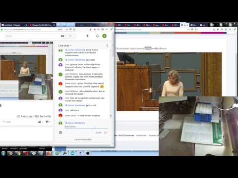 Eduskunnan täysistunto 24.5.2018