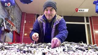 Bolu’da Balık Tezgahlarını Fırtına Vurdu