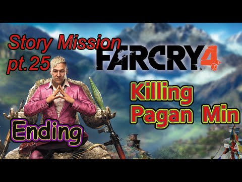 Far Cry 4 Story Mission pt.25 "Killing Pagan Min Ending" w/ Facecam + Commentary!