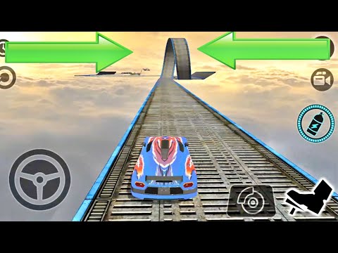 Impossible Car Tracks 3D - High Speed Drive - Levels 12 to 14 Completed - Blue Car Driving Stunts