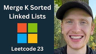 YouTube video 'Merge K Sorted Linked Lists - Leetcode 23 - Heaps (Python)'