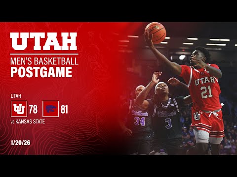 Utah: 78, Kansas State: 81 | Utah Basketball Postgame Press Conference