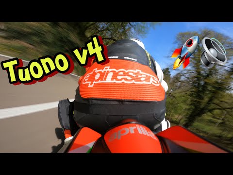 Tuono v4 1100 factory sound on 🧨🔉🔉