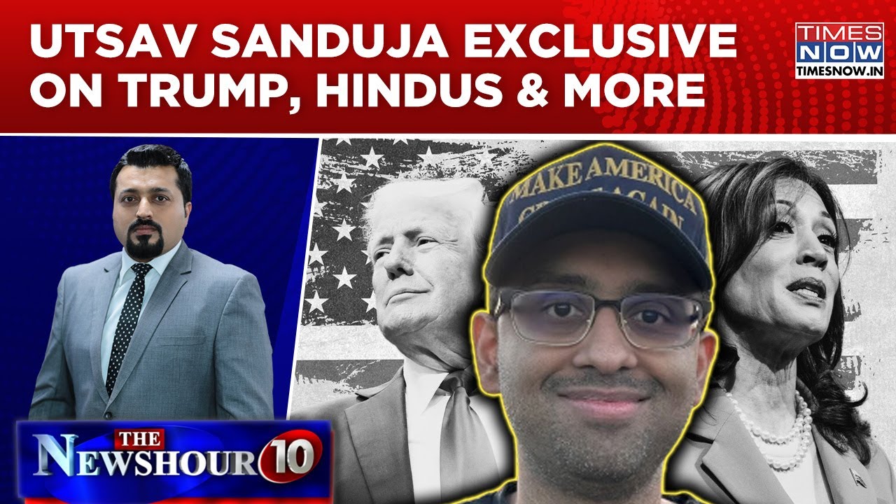 Utsav Sanduja Exclusive On Trump, US Polls, Spotlight On Persecuted Hindus & More | Newshour Agenda