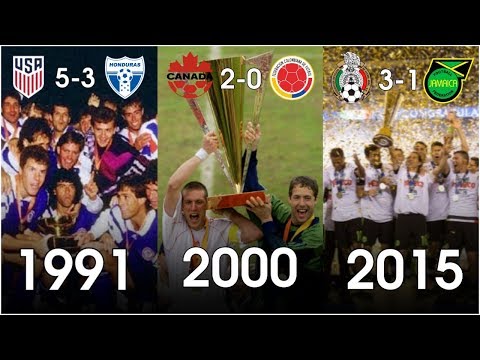 TODAS LAS FINALES DE LA COPA ORO 1991-2017.