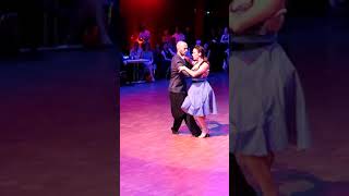 Video thumbnail for Aznavour in tango ! Maria Belen & Santiago Giachello dance - Comme des étrangers #shorts