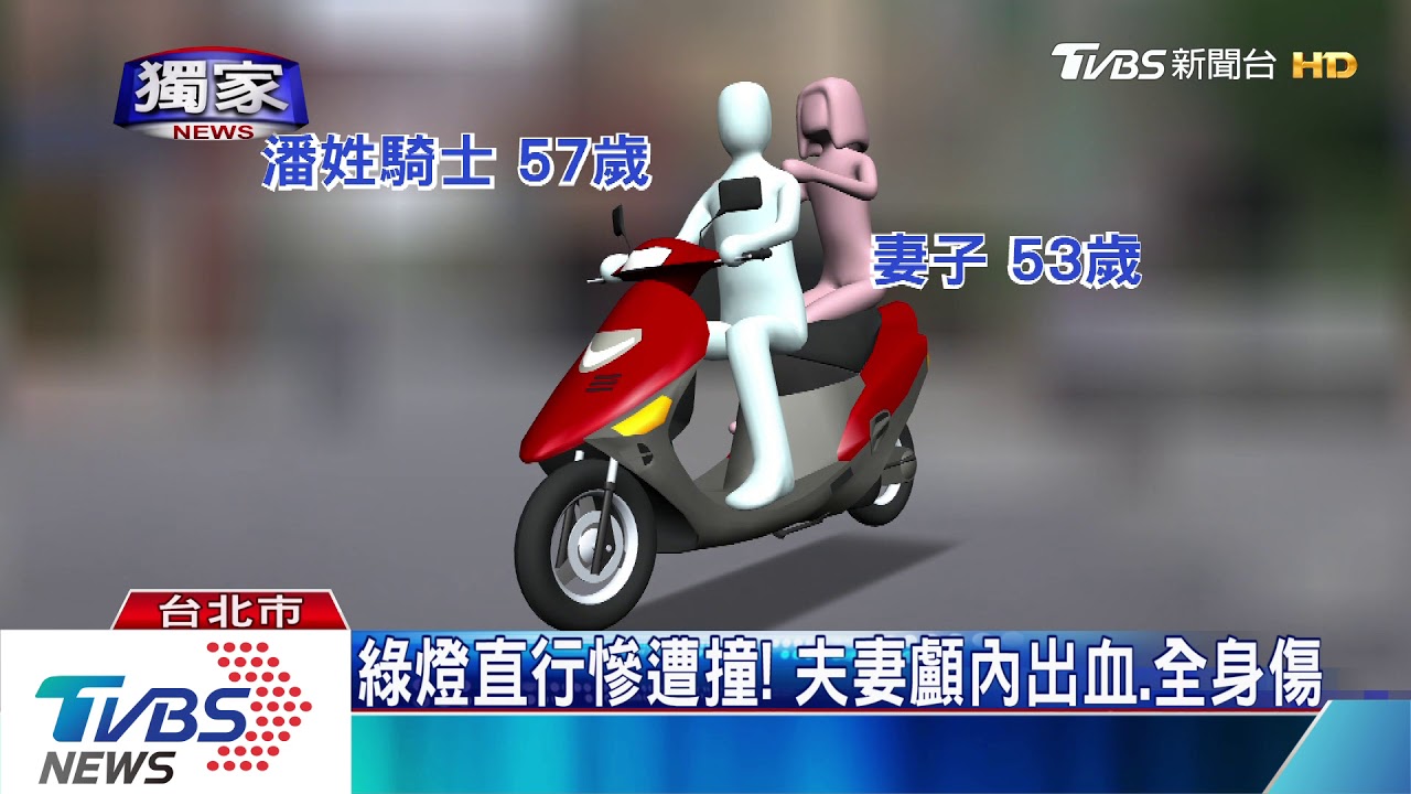 瓦斯貨車疑闖紅燈! 騎士遭撞左眼破裂