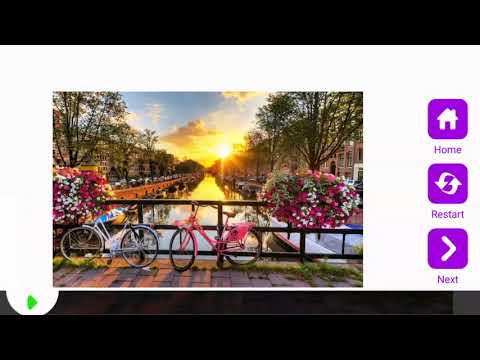 Tile Puzzle Peaceful Places Video