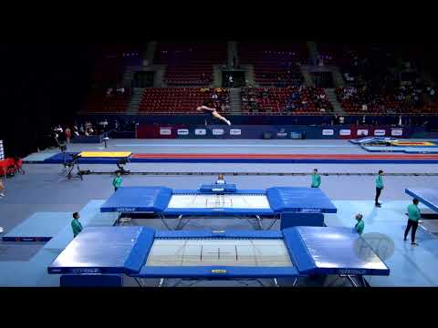 KASAPOGLOU Lila (GRE) W - 2022 Trampoline Worlds, Sofia (BUL) - Q Trampoline Exercise 2