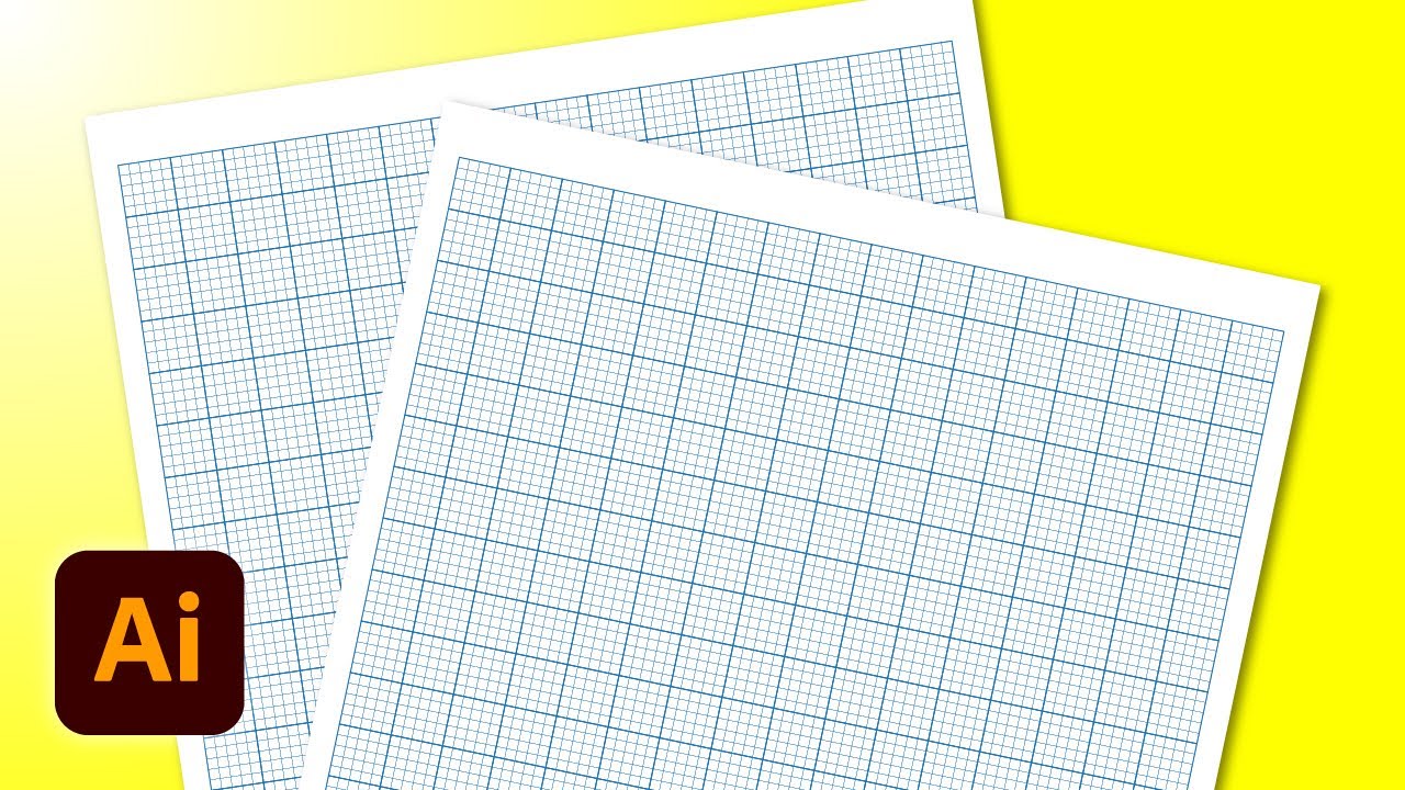 Create Your Own Graph Paper PDF Printable In Illustrator