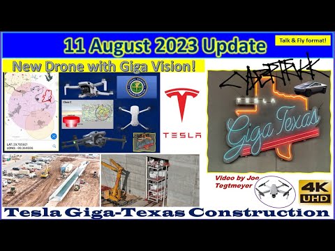 Wade Pit Testing, Megapack Fence install, New SW Clearing! 11 August 2023 Giga Texas Update(07:45AM)