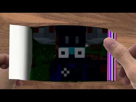 FLIPBOOK  Monster School  SCP 2000 CLONE MACHINE   Minecraft Animation005