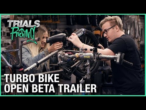 Trials Rising Open Beta Trailer | Turbo Bike IRL (In Real Life) | Ubisoft [NA] thumbnail