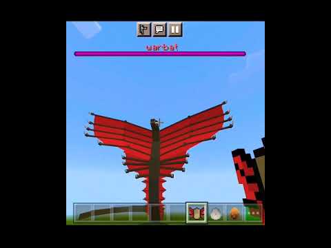 Minecraft: Warbat addon looking so crazy|| #Minecraft#warbat#Godzilla#trending#viral#MrCraft#new