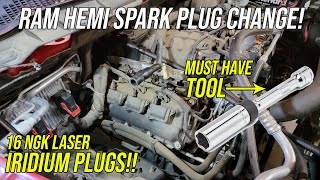 HEMI Spark Plug Install - Changing the 5.7 HEMI plugs - NGK Iridium