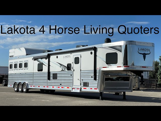 Preview image of Lakota Bighorn BH23T2S 4 Horse Two Bedrom Living Quarters youtube video