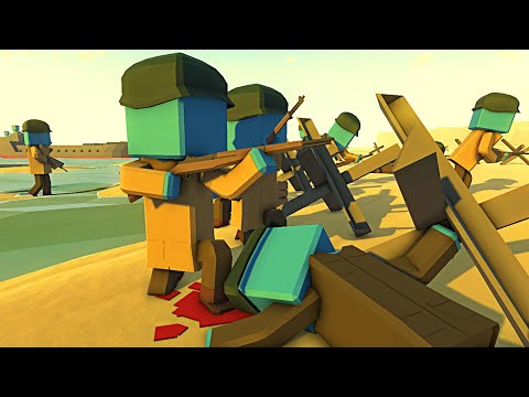 Insane D-DAY Beach Defense INVASION! - Ancient Warfare 3: Battle Simulator