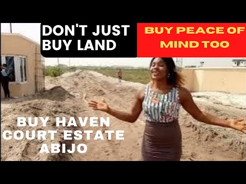 Land For Sale Haven Court Estate/buy And Build In Abijo Gra Abijo Ajah Lagos