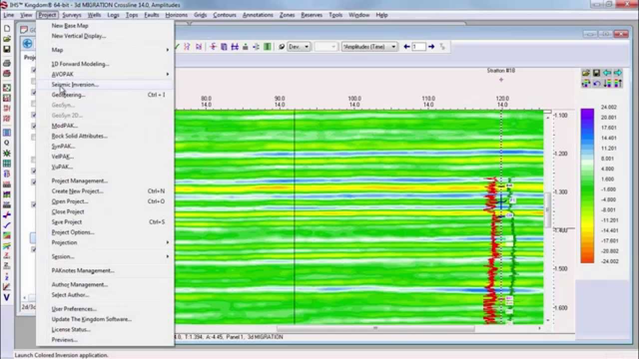 Kingdom Seismic Inversion (Simulated Annealing Inversion) Demo