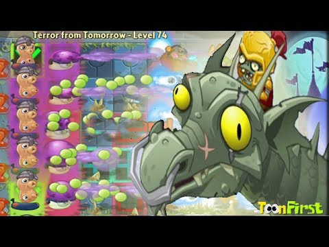 Plants vs Zombies 2 Dark Ages: Pea Nut, Fume Shroom, Spikeweed, Having Dance Party With Zombies