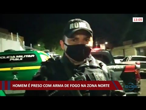 Homem é preso com arma de fogo na zona norte de Teresina 13 04 2021