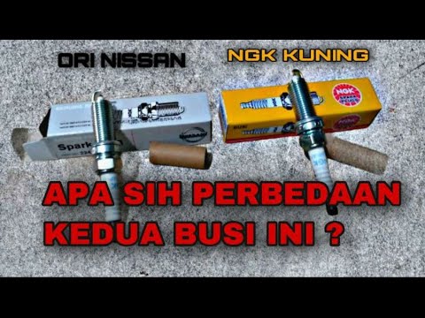 The difference between original Nissan NGK spark plugs and the yellow NGK box ones