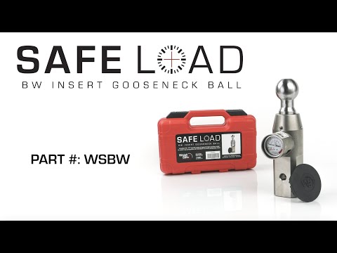 Safe Load BW Insert Gooseneck Product Video - Weigh Safe