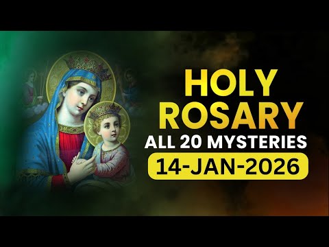 Holy Rosary🙏🏻All 20 Mysteries🙏🏻Wednesday🙏🏻Jan 14, 2026🙏🏻All Mysteries of the Holy Rosary🙏🏻English